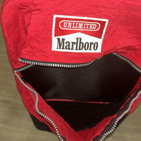 Marlboro Red and Black Backpack for Bold Adventures - Picture 12 of 13